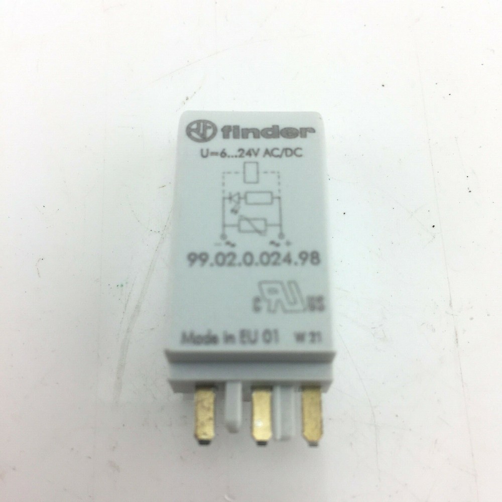 FINDER 99.02.0.024.98 24V AC/DC Interface Relay Module, Plug In