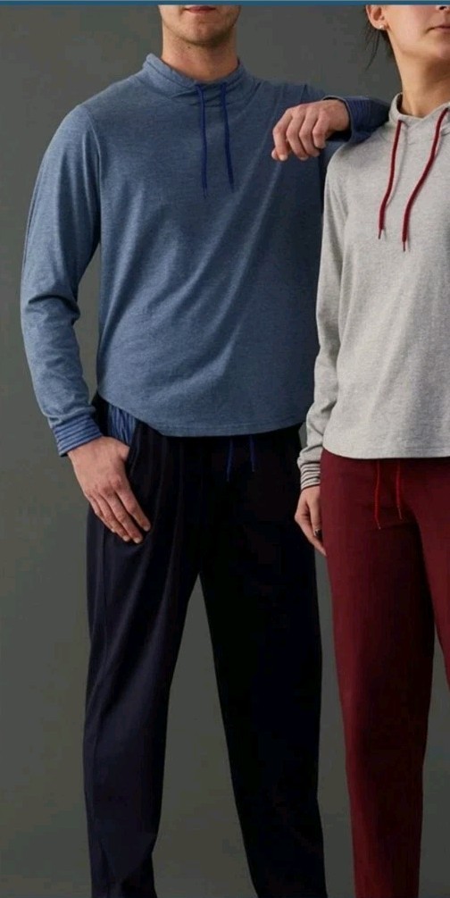 Eva Air x Jason Wu Business Class Sleep Wear Pajamas Size L Blue Set Brand New