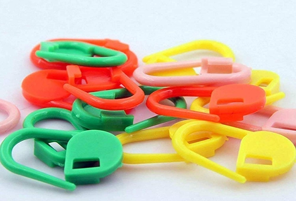 100PCS Crochet Stitch Markers Locking Knitting Clips