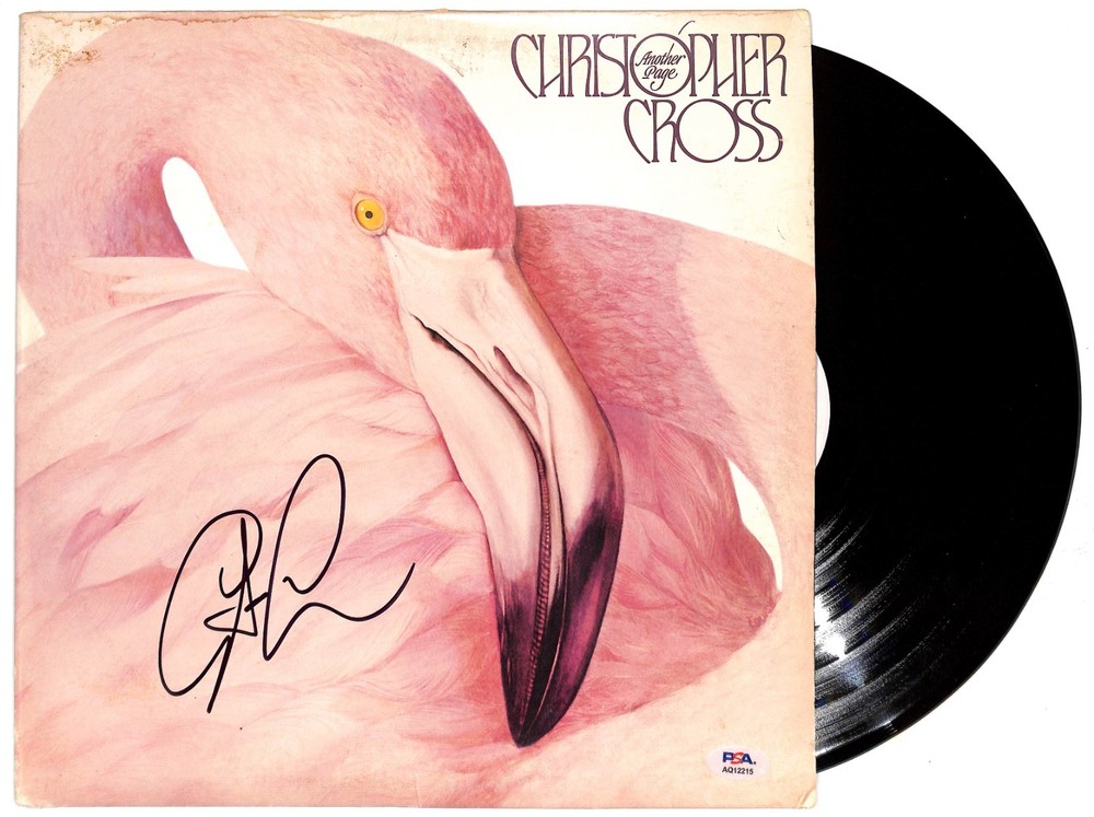 Christopher Cross Autographed "Another Page" Album PSA/DNA