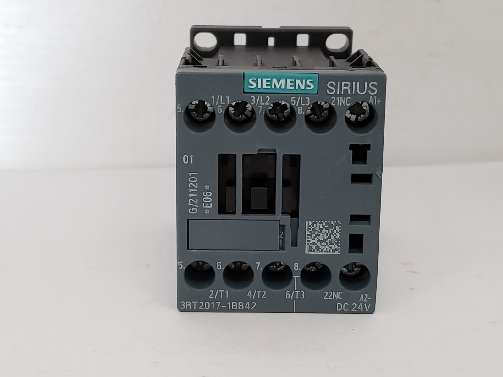 SIEMENS 3RT2017-1BB42 CONTACTOR 24VDC COIL NNB