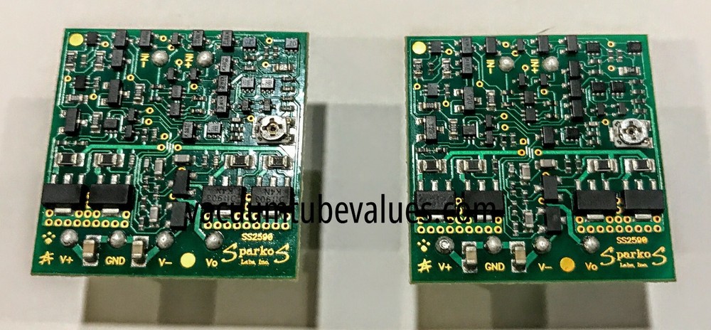 PAIR SPARKOS LABS SS2590  Discrete OPAMP  API  USA MADE