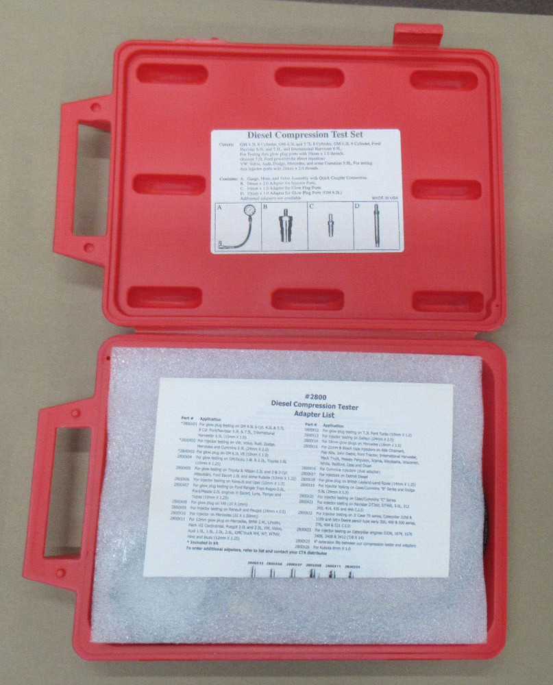 CTA 2800 DIESEL COMPRESSION TESTER