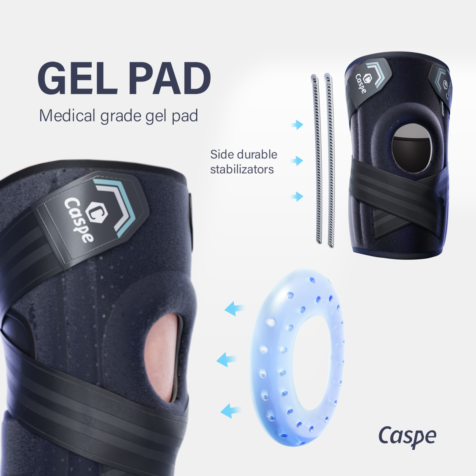 Knee Brace Adjustable Compression Support for Sport Joint Pain Arthritis Relief