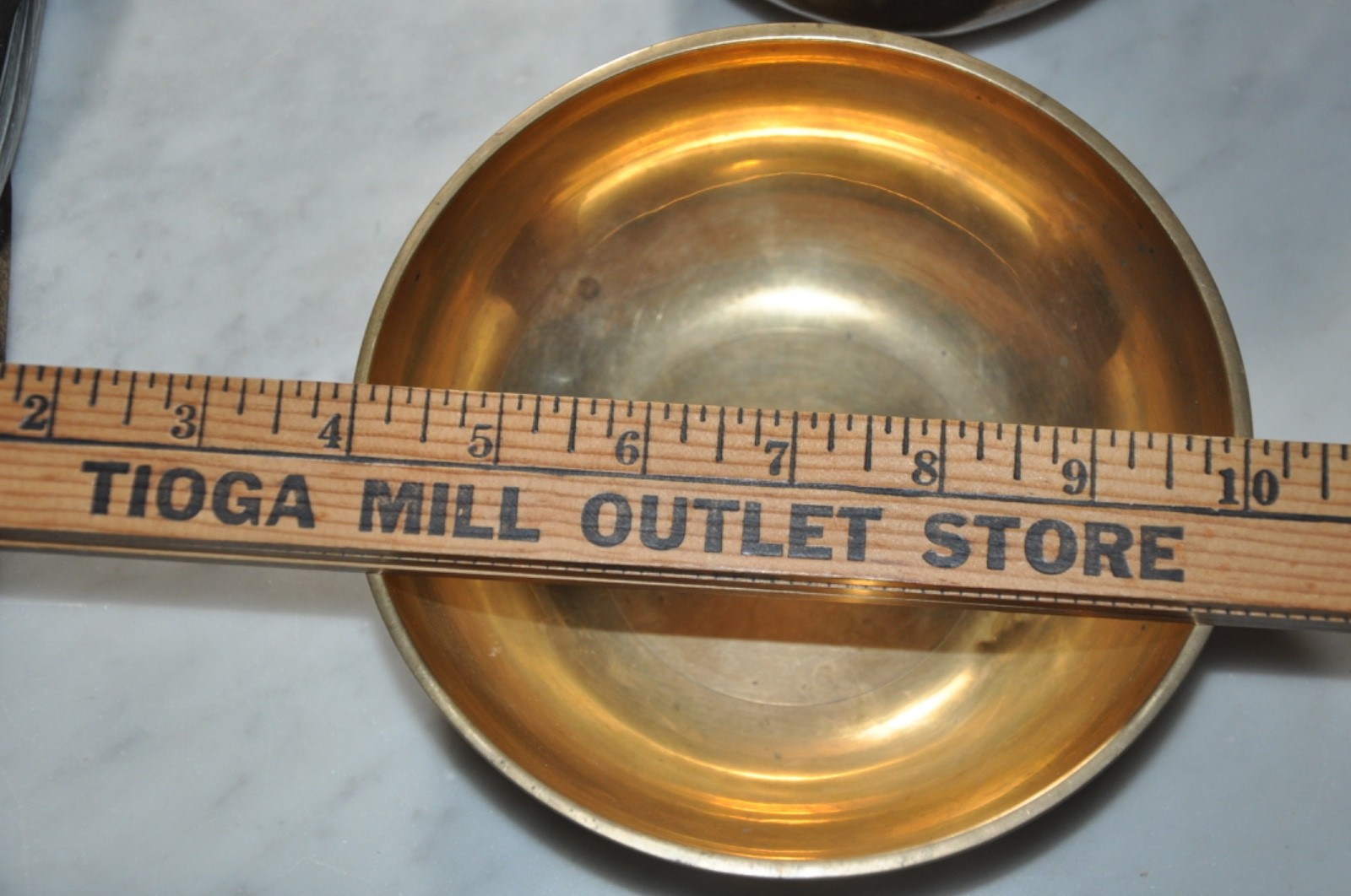 Tibetan Singing Brass Bowl Bowls Pair