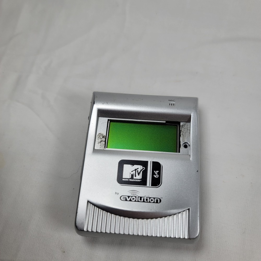 For Parts! MTV 64 Evolution Mp3 Player, Missing Battery Voer & Front Screen...