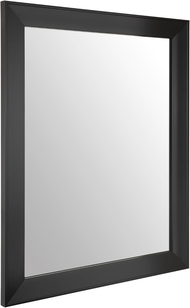 Rectangular Wall Mirror 12" x 16" Beveled Framed Mirror Bathroom Bedroom