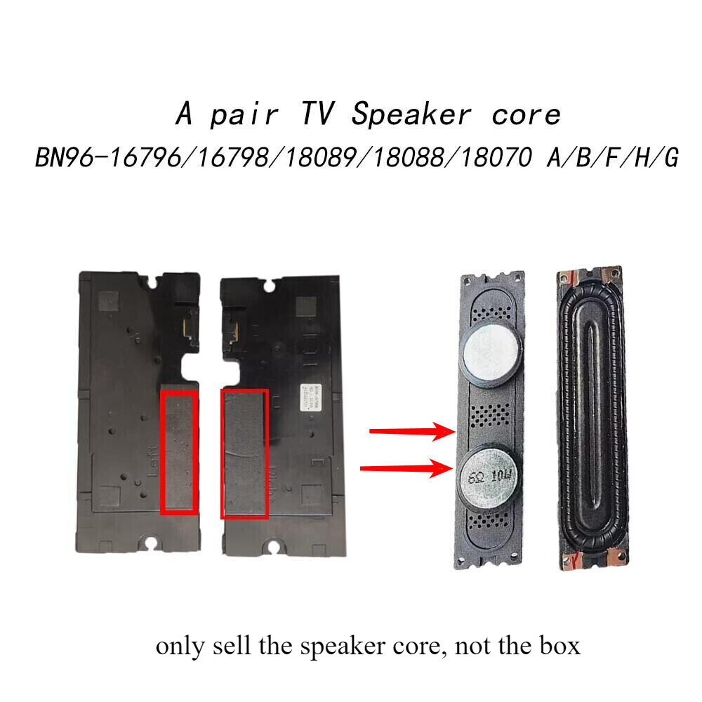 A pair Compatible Samsung TV Speakers core for UN55D6000SF UN40D6000 UE46D5000
