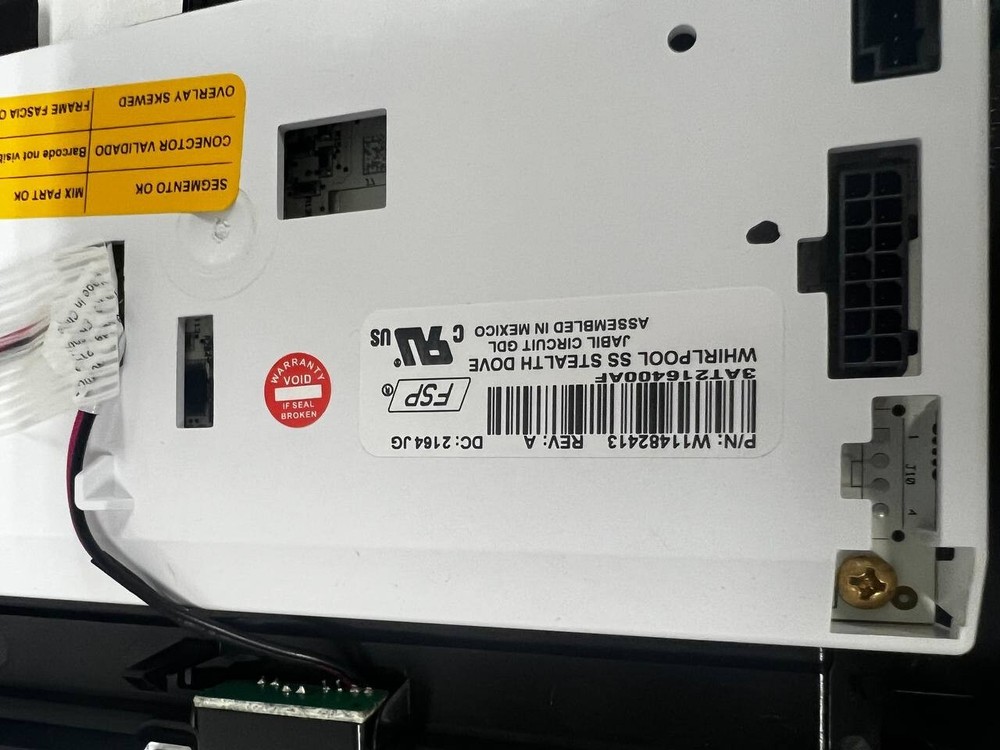 Genuine OEM Whirlpool Panel-Ui W11542754
