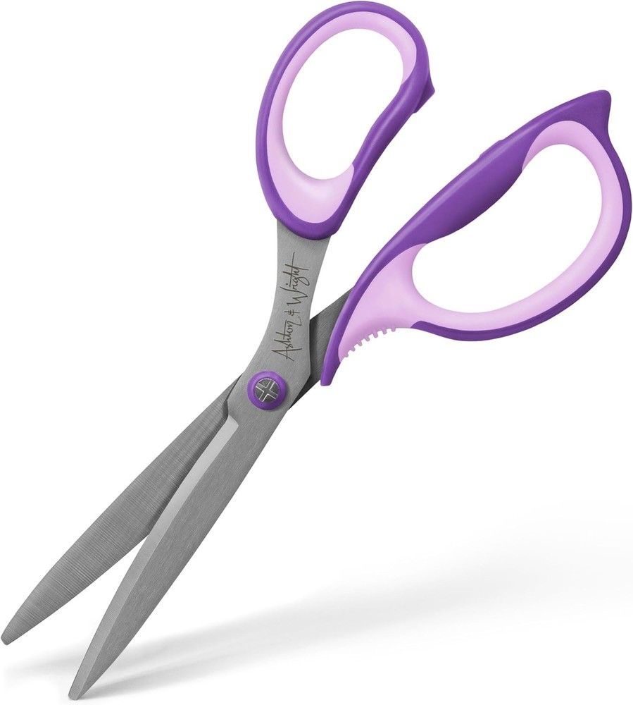 Ashton and Wright - Precision SG - Soft Grip Scissors Right Handed, Purple