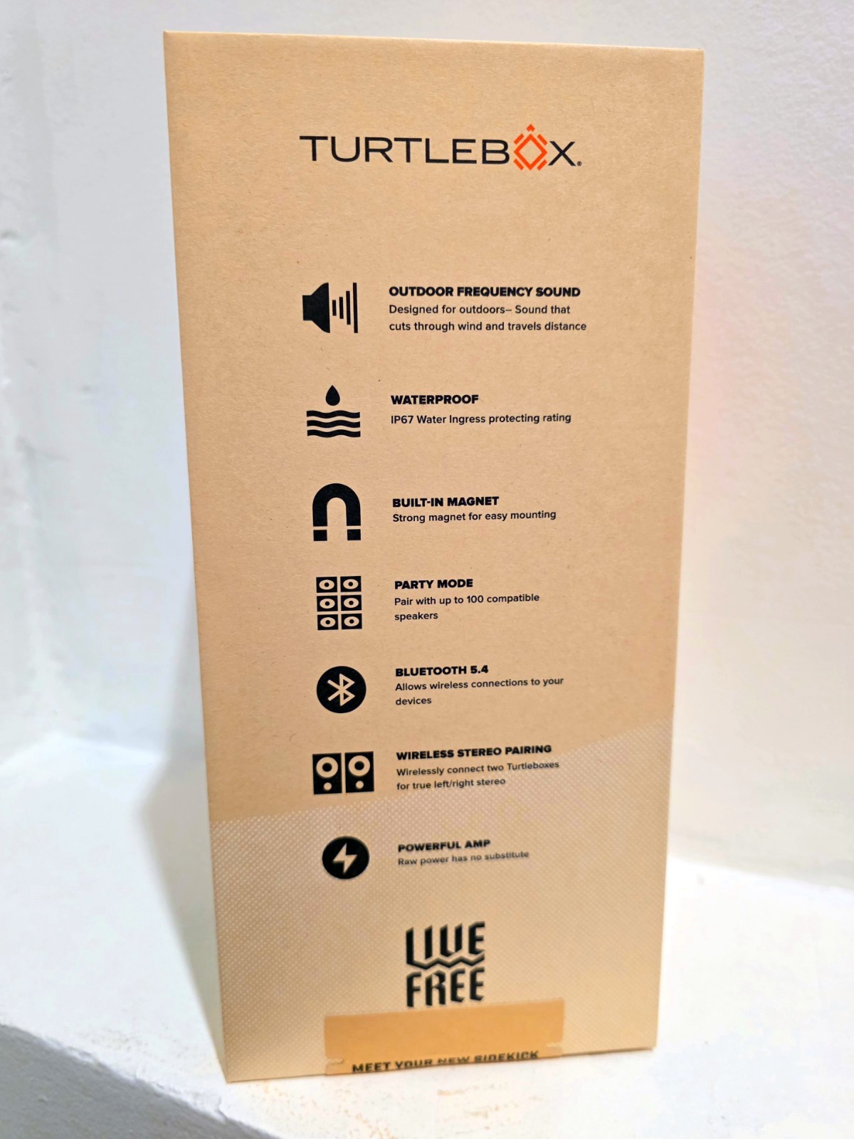 🔥TURTLEBOX RANGER🔥RIVER ROCK, NIB SEALED, WATERPROOF, BLUETOOTH. PORTABLE