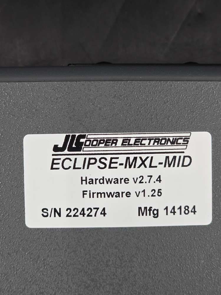 JL Cooper Eclipse-MXL-MID 8-Channel Fader Expander - Unit Pair-