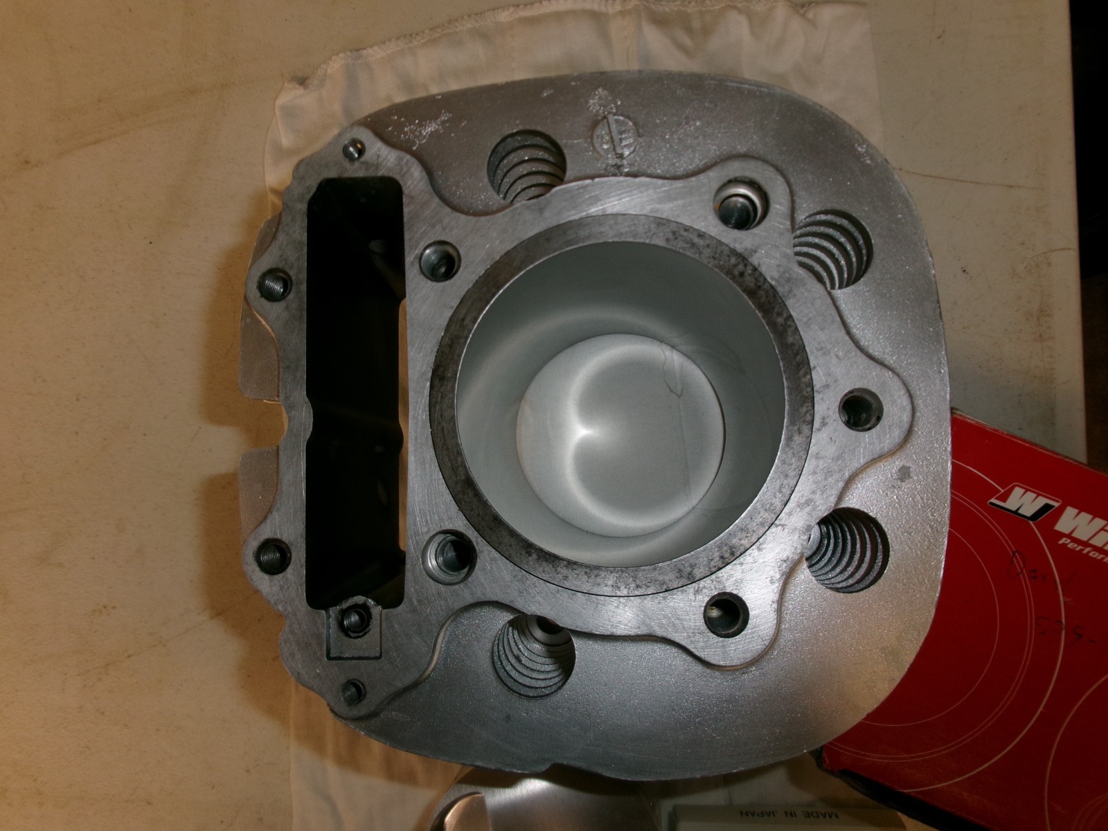 Yamaha xt500 tt500 sr500 Piston and Cylinder Bored & Honed Ready to Install +