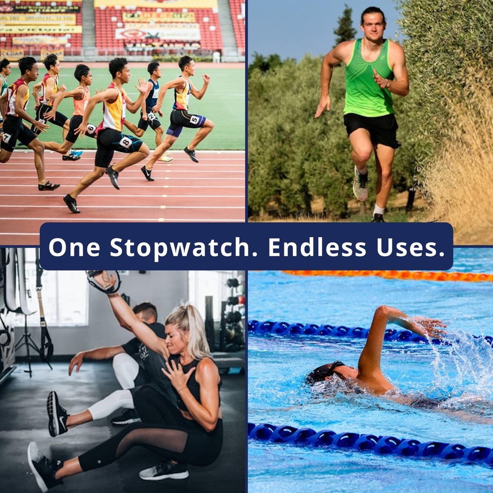 Ultrak 100 Lap Memory Timer, Yellow