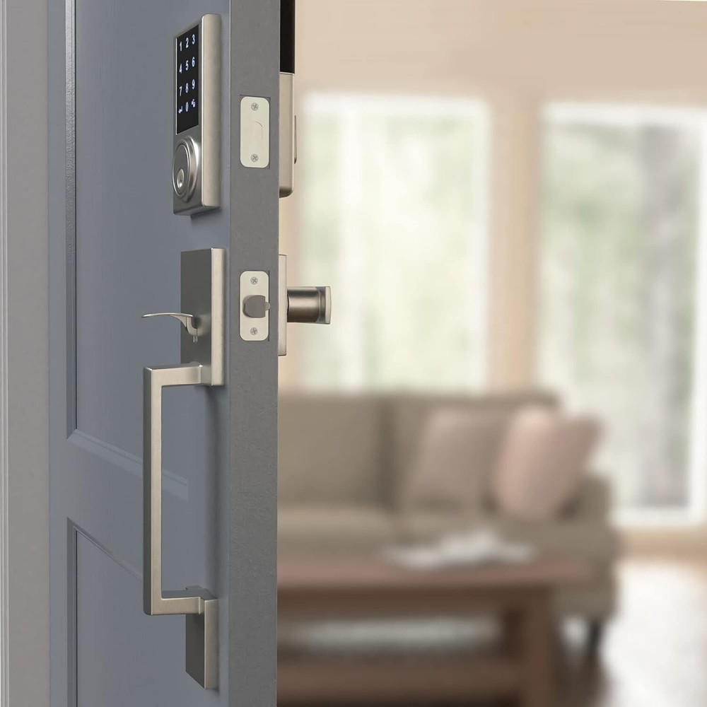 Amazon Basics Grade 3 Electronic Touchscreen Deadbolt Door Keypad Lock W/ Handle