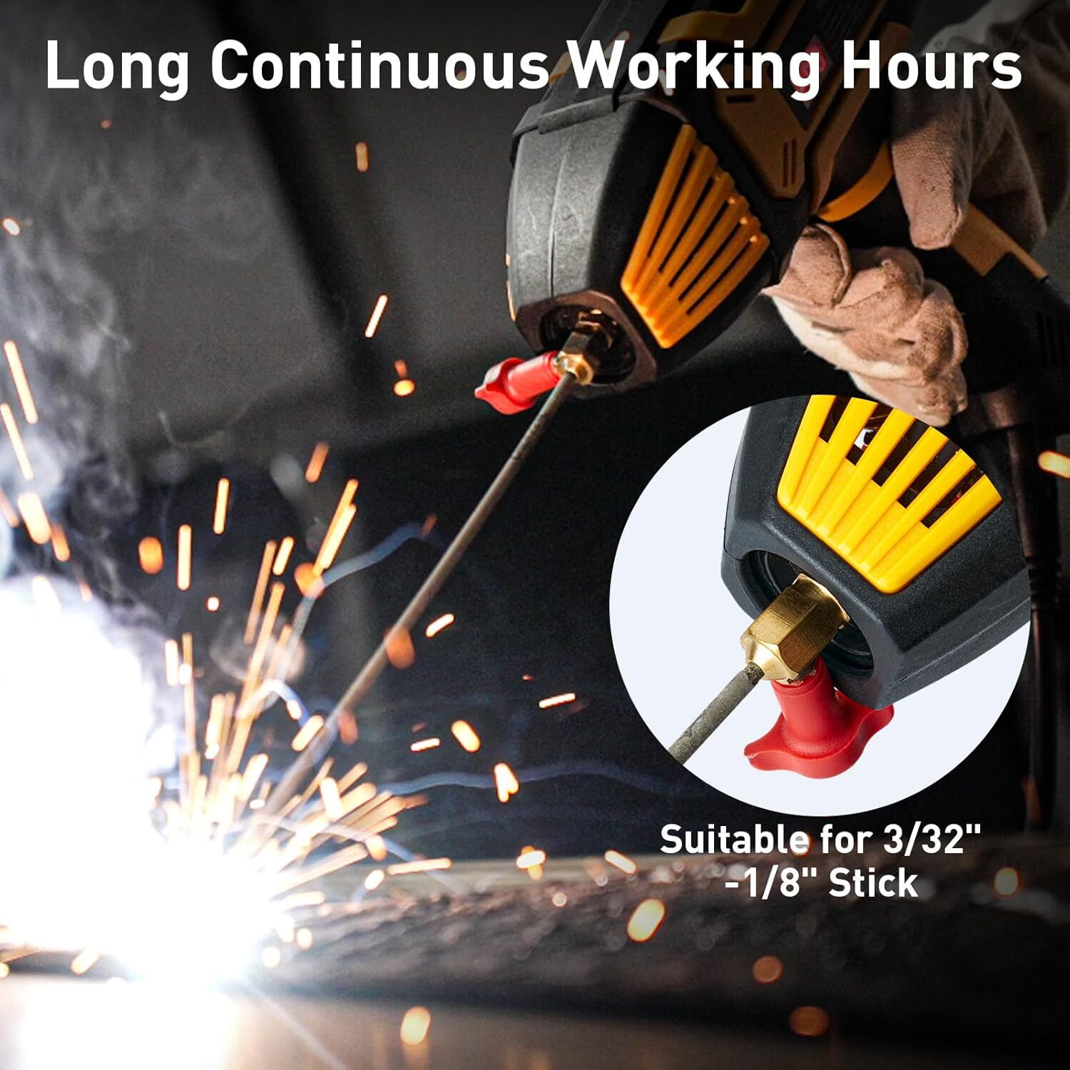 Portable 110V ARC Welder IGBT Inverter Welder Kit Handheld Stick Welding Machine