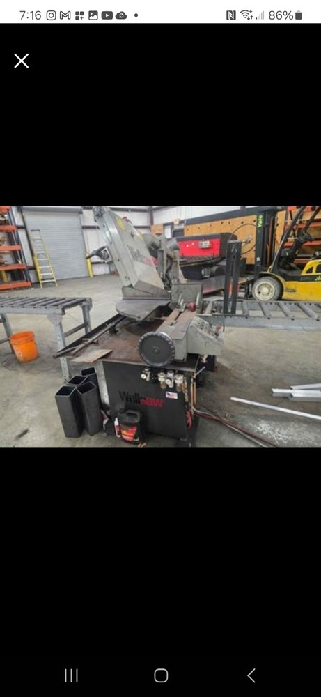 Wellsaw 1316SA Mitering Bandsaw