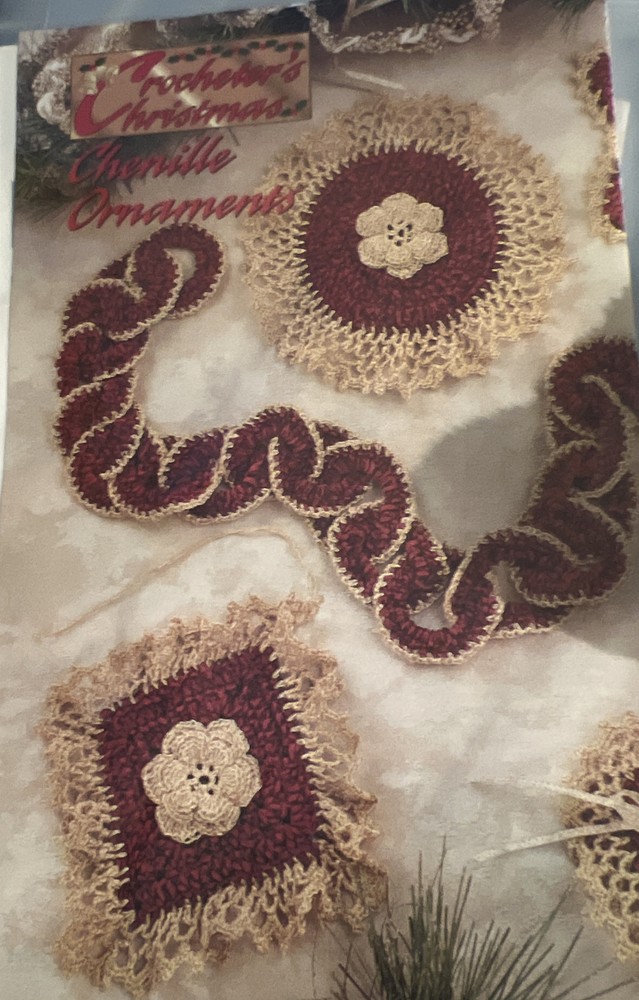 ~CHRISTMAS “Chenille Ornaments” PATTERN~