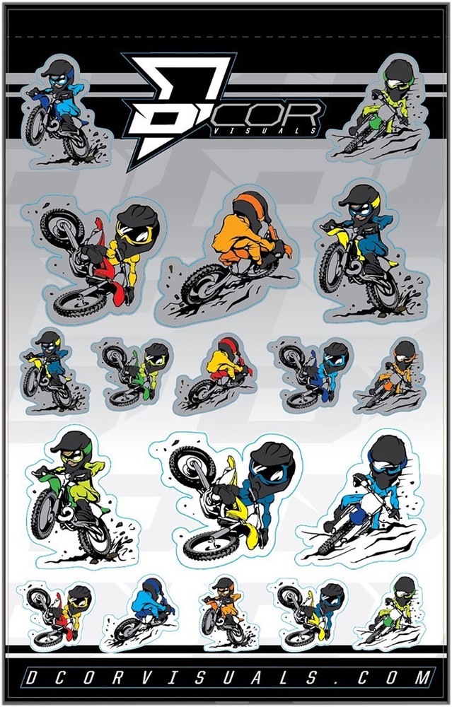 D'Cor Visuals Caricature Decal Sheet (40-90-115)