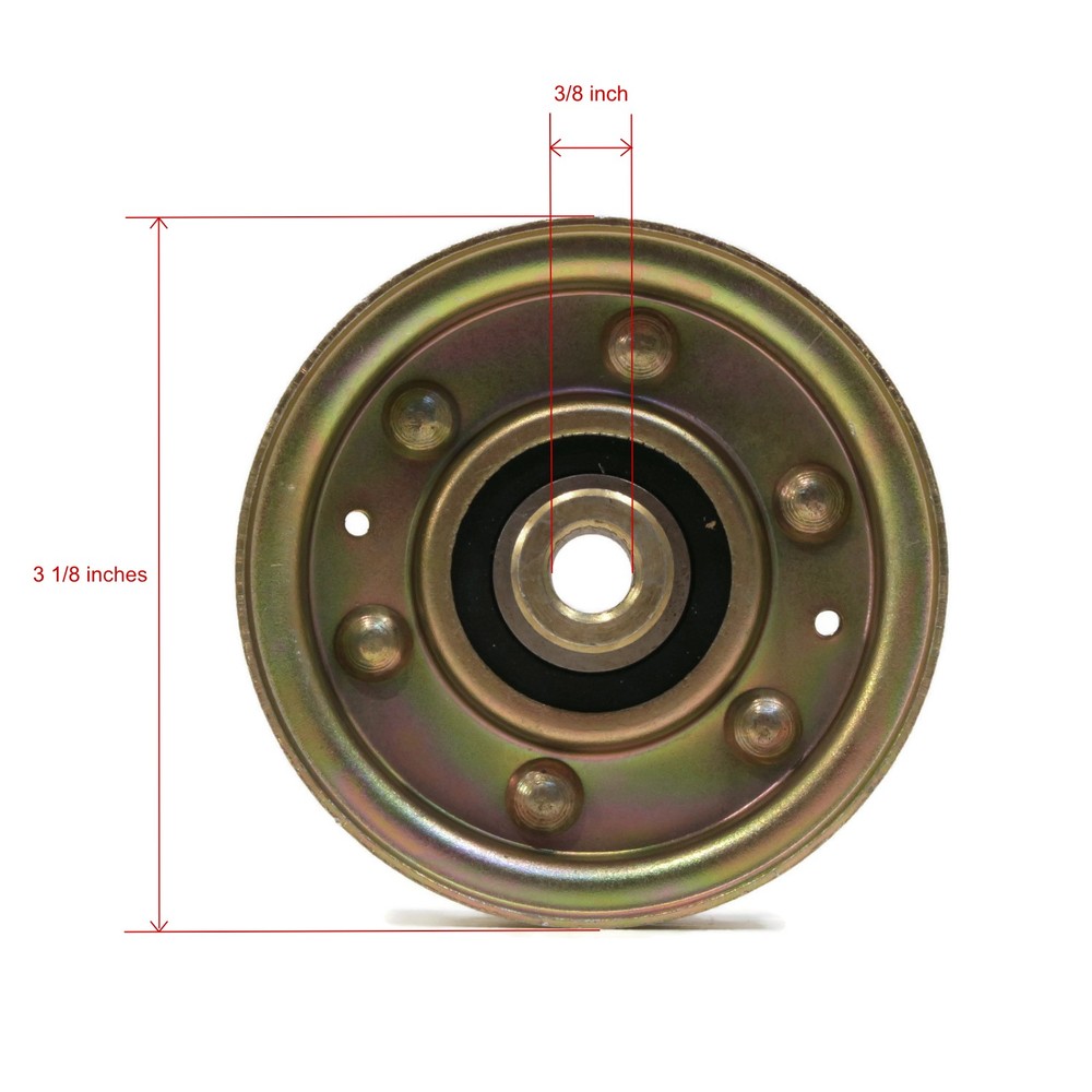 Flat Idler Pulley for MTD 14AJ848H016, 14AJ848H131, 14AJ849H131 Mower Tractor