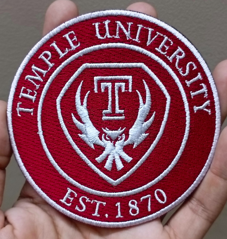 Temple University Owls Vintage Logo Iron On Patch-Sew Patch-Embroidered Patch