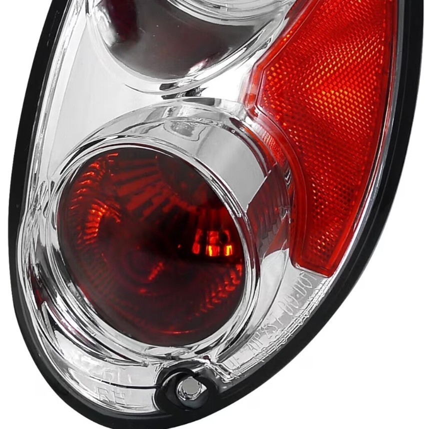 Tail Light Assembly Compatible with PT Chrome-Red/for Cruiser 2001-2005