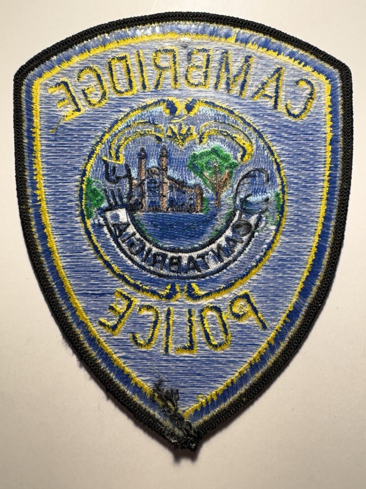 Cambridge Massachusetts Police Patch