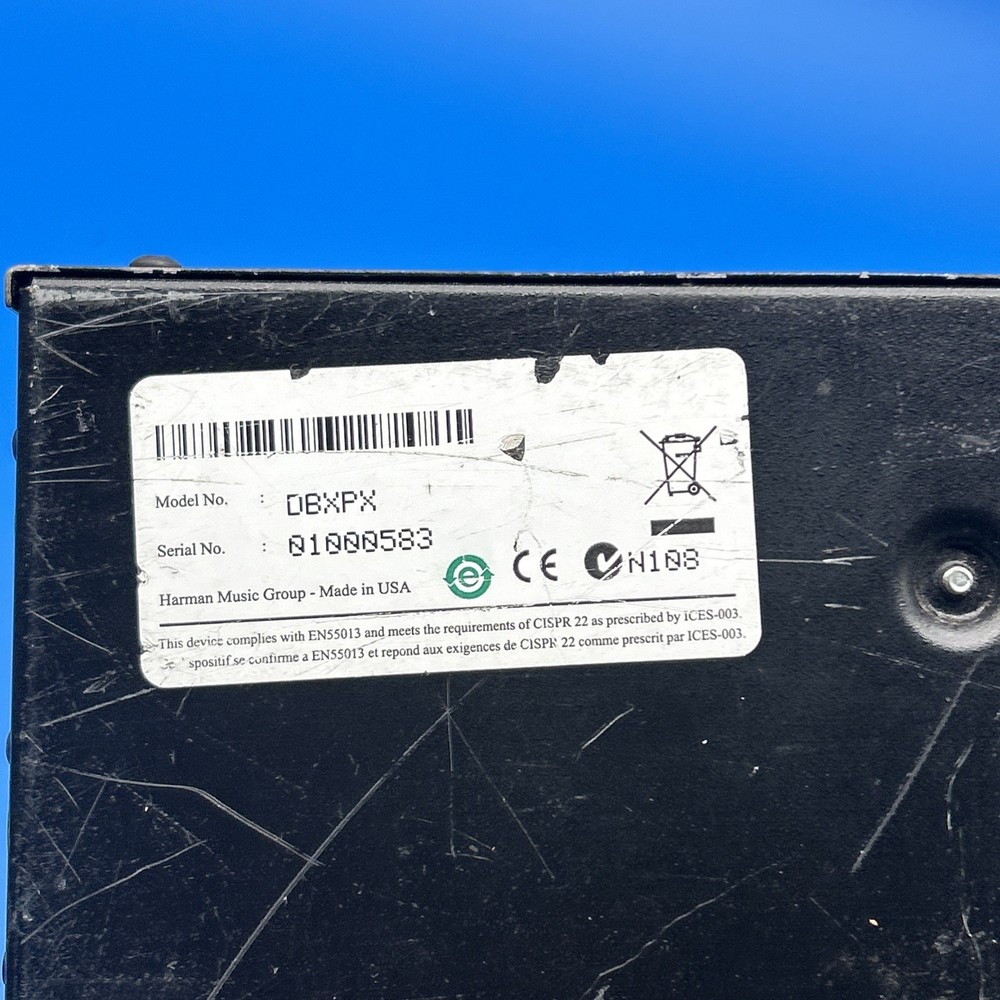 Untested As Is Damaged dbx DriveRack PX Powered Speaker Optimizer