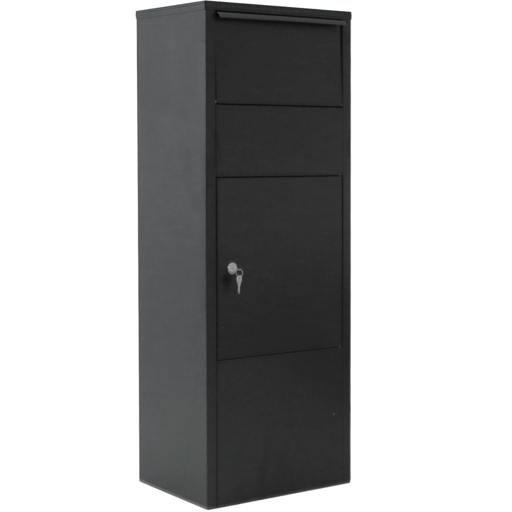 Parcel Delivery Drop Box for Porch Lockable Secure Storage Compartment Mailboxes