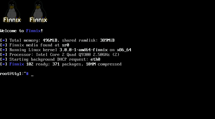 Finnix BOOT CD - Original Utility Live Linux Distribution