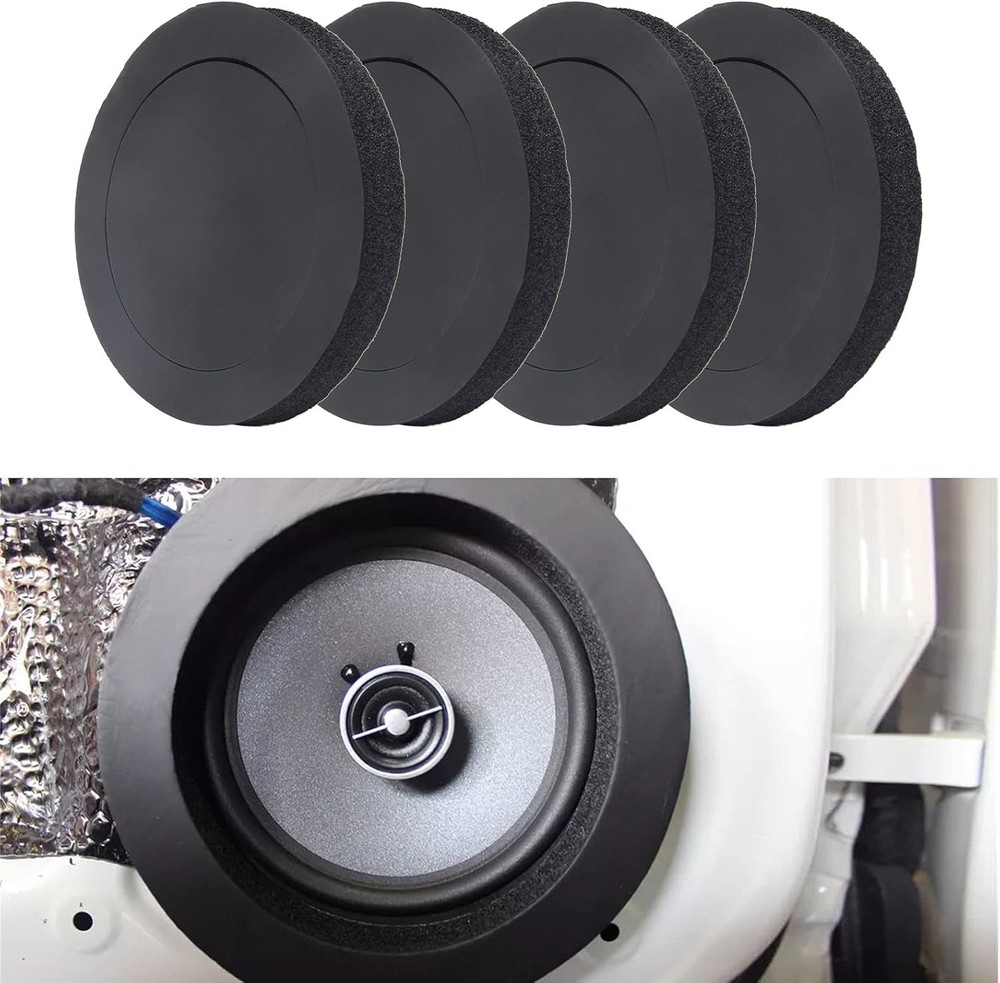 High Rebound Sponge Speaker Fast Rings - 4Pcs Pack for Enhanced Audio Experience