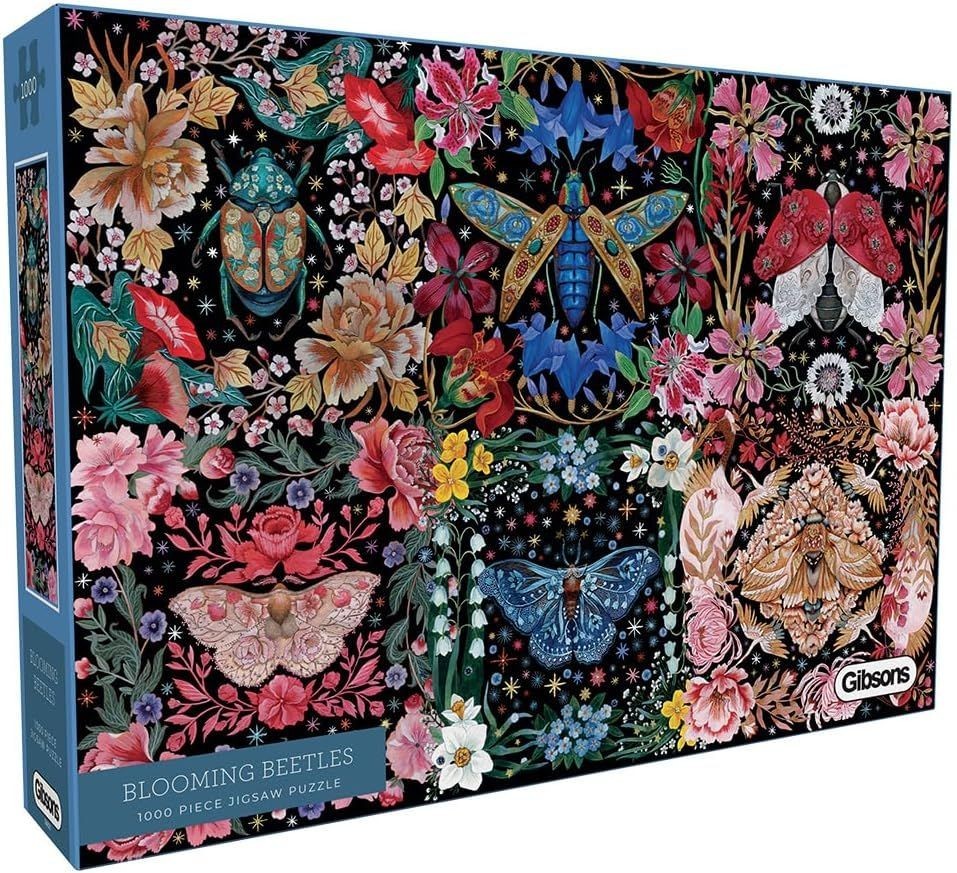 NEW Gibsons Jigsaw Puzzle 1000 Pieces Blooming Beetles 9+ Ages
