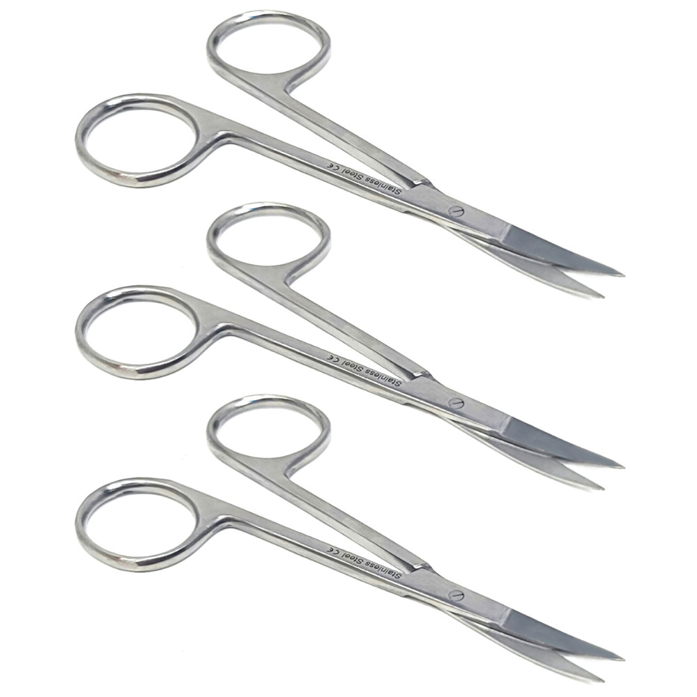 Stainless Steel IRIS Lab Scissors 4.5" for Dissection  Study & Science Use