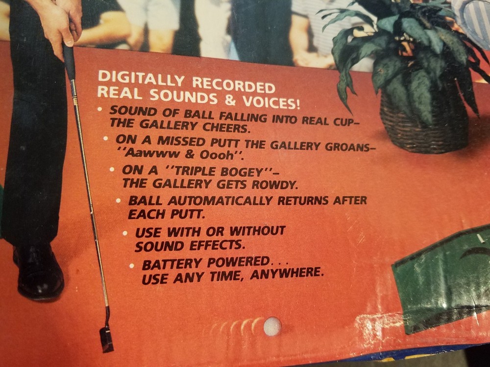 Talking Putting Green Auto Return Preowned Tested Works