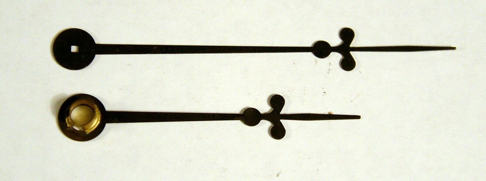 7" Dial Clock Hands, Club, Trefoil Pattern