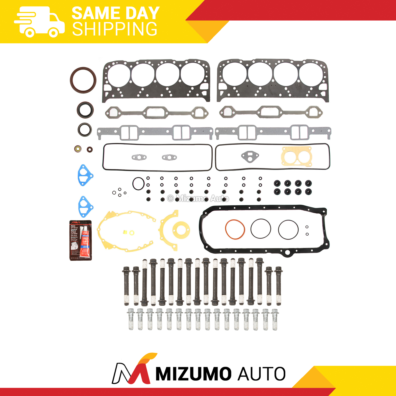 Full Gasket Set Head Bolts Fit 92-96 Chevrolet Corvette 5.7L 350 OHV LT-1 LT-4