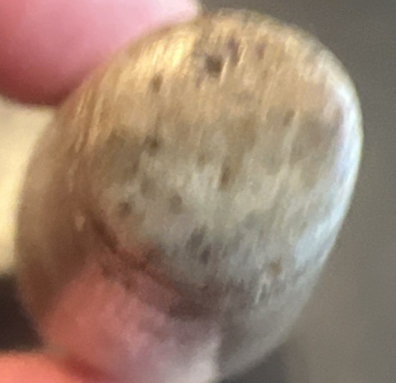 Gilcrease Double Grooved 3 5/8" Plummet from Arkansas Breckinridge CoA Arrowhead