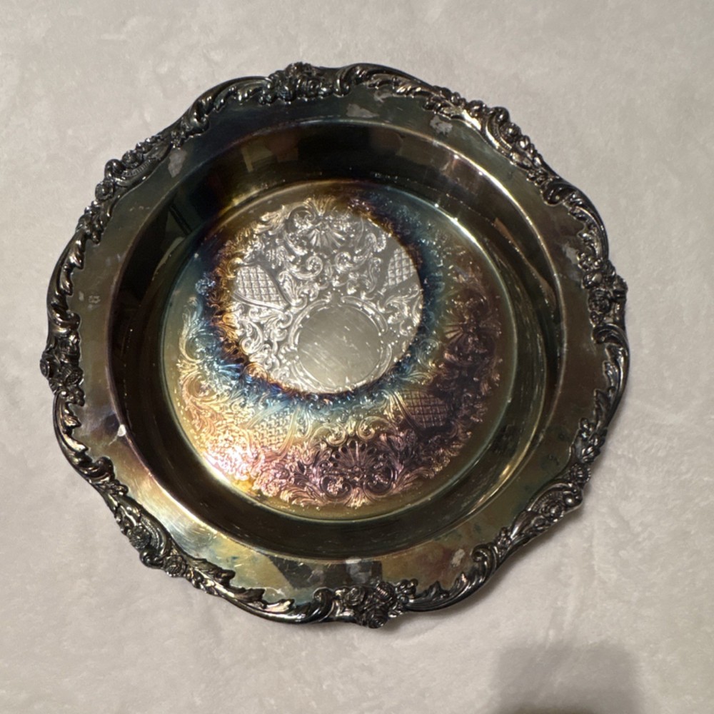 Lone Silverplate Baroque & Rococo Decorative Bowl