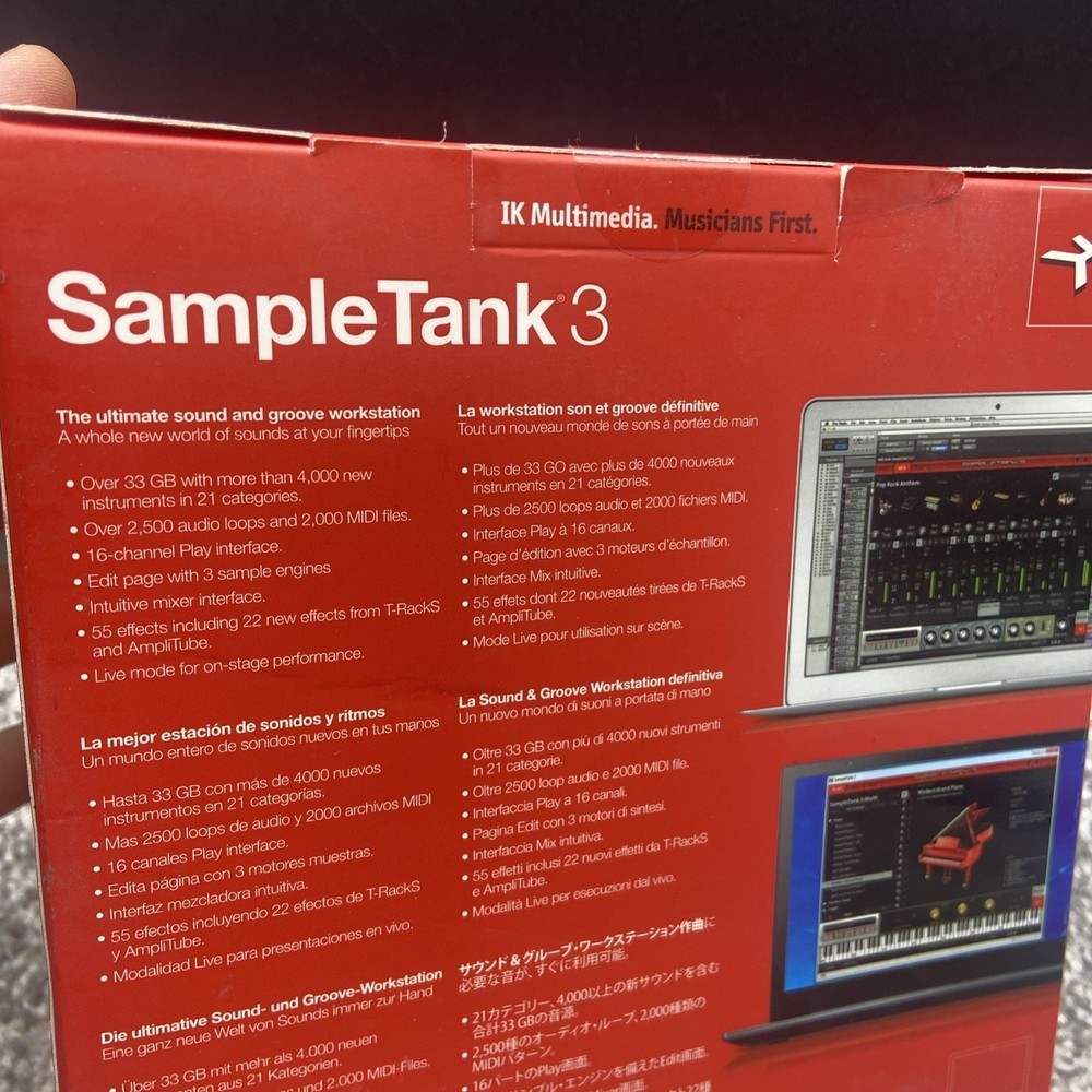 SampleTank 3 Sound Library IK Multimedia Workstation Plugin Instruments & Loops