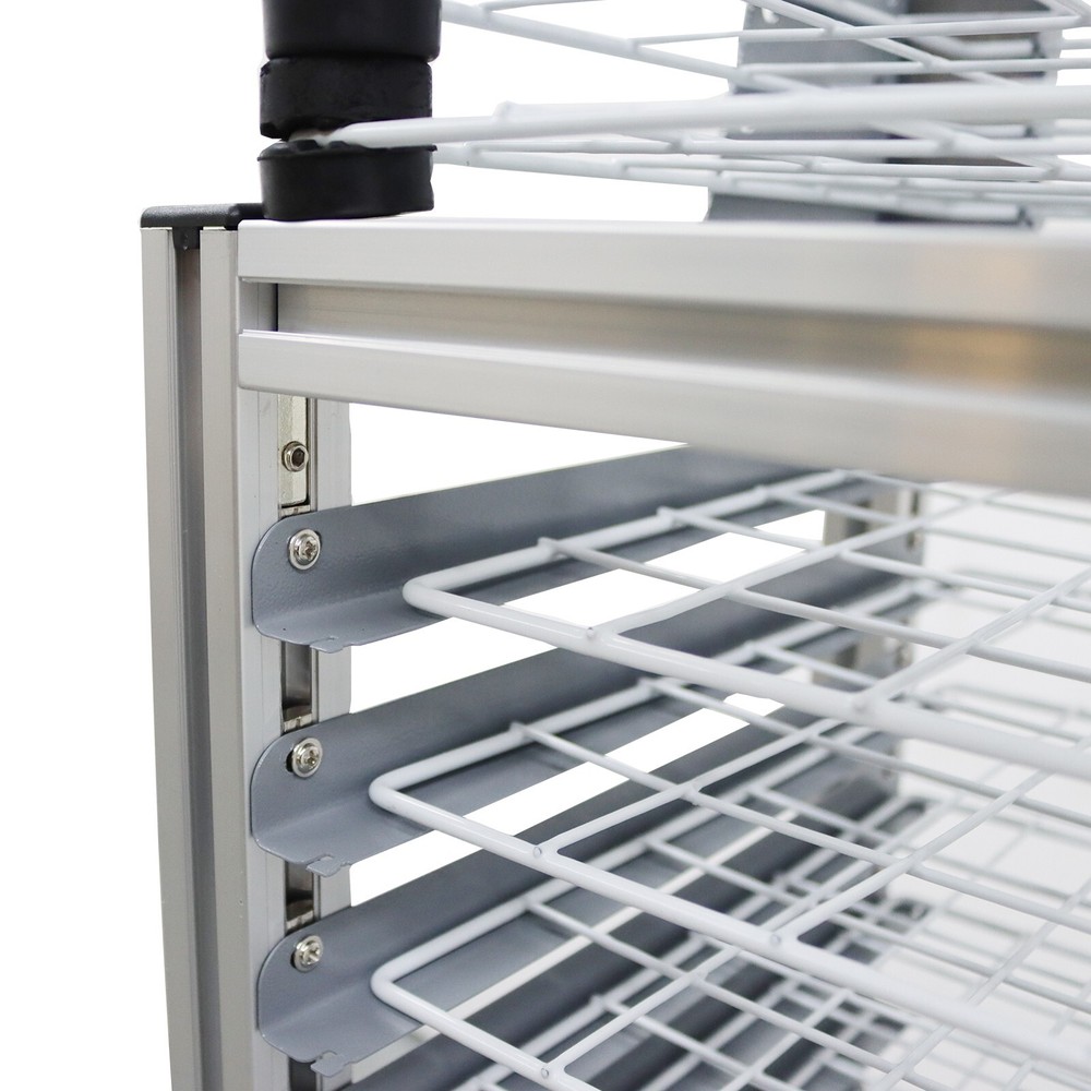 30-Layer Floor-to-floor Movable Push &Flip-open Drying Rack Flat Top Drying Rack