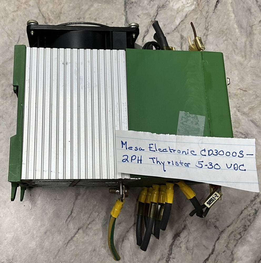 Mesa Electronic CD3000S-2PH Thyristor CD AUTOMATION USED TESTED 5-30 VDC Input