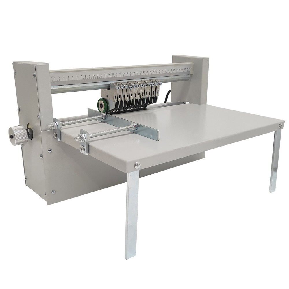 Electric Adhesive Marking Machine Automatic 400mm Sticker Half Cutting Machine