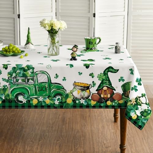 St. Patrick's Day Rectangular Tablecloth 60×120 60" x 120" (Rectangular) Green