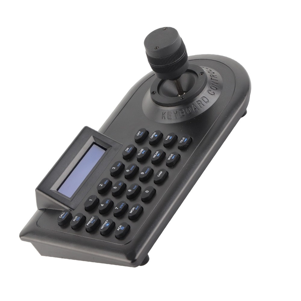 Long Distance PTZ Camera Controller LCD Display Joystick For Surveillance