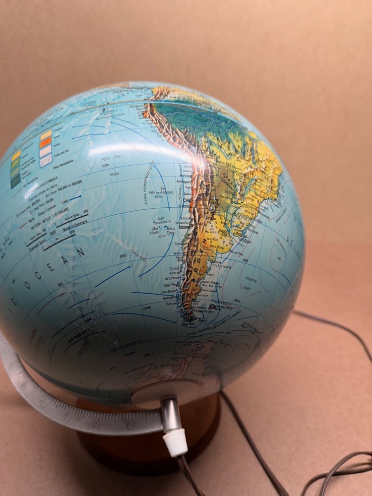Nice Vintage Scan Globe Danish Dated 1972 Working Order