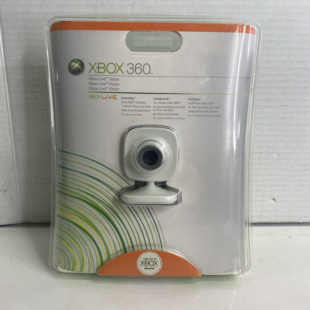 Microsoft Xbox 360 Live Vision Camera & Headset New, Sealed
