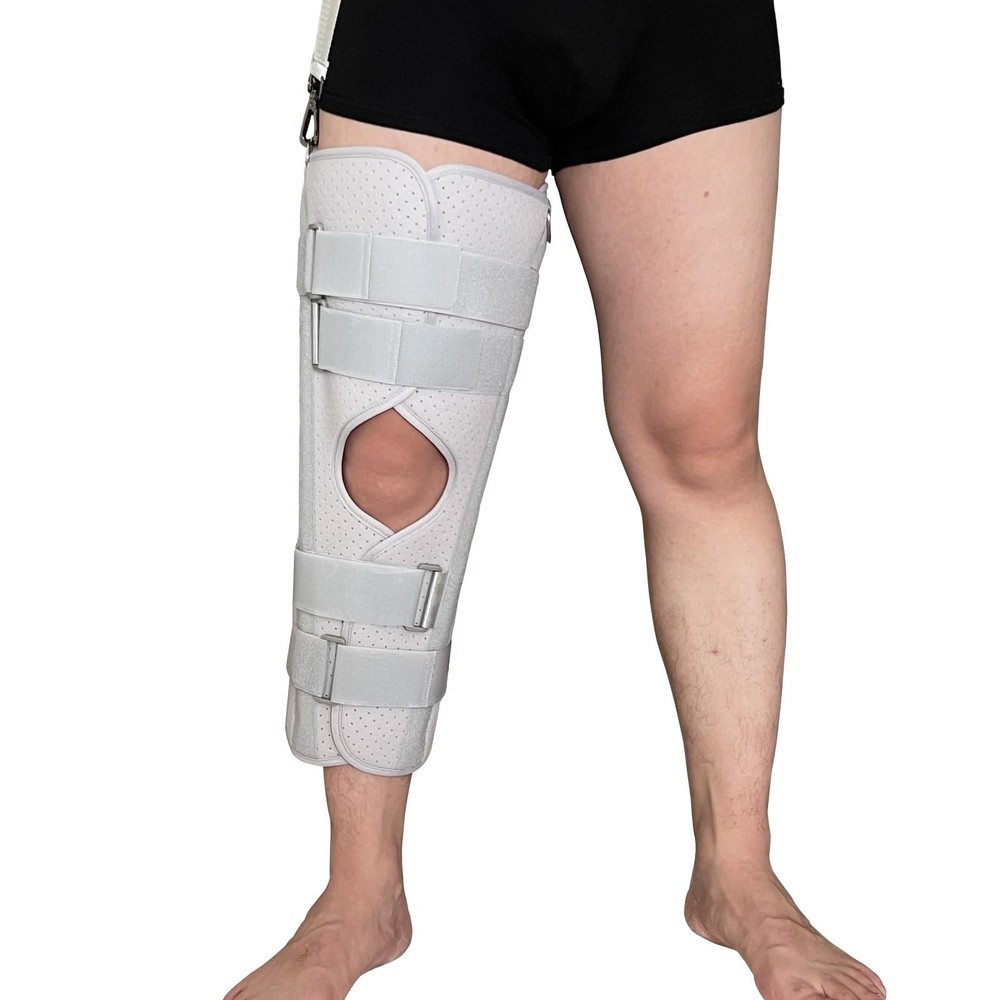 Three-Panel Knee Immobilizer & Knee Stabilizer - Leg Support Splint for Knee ...