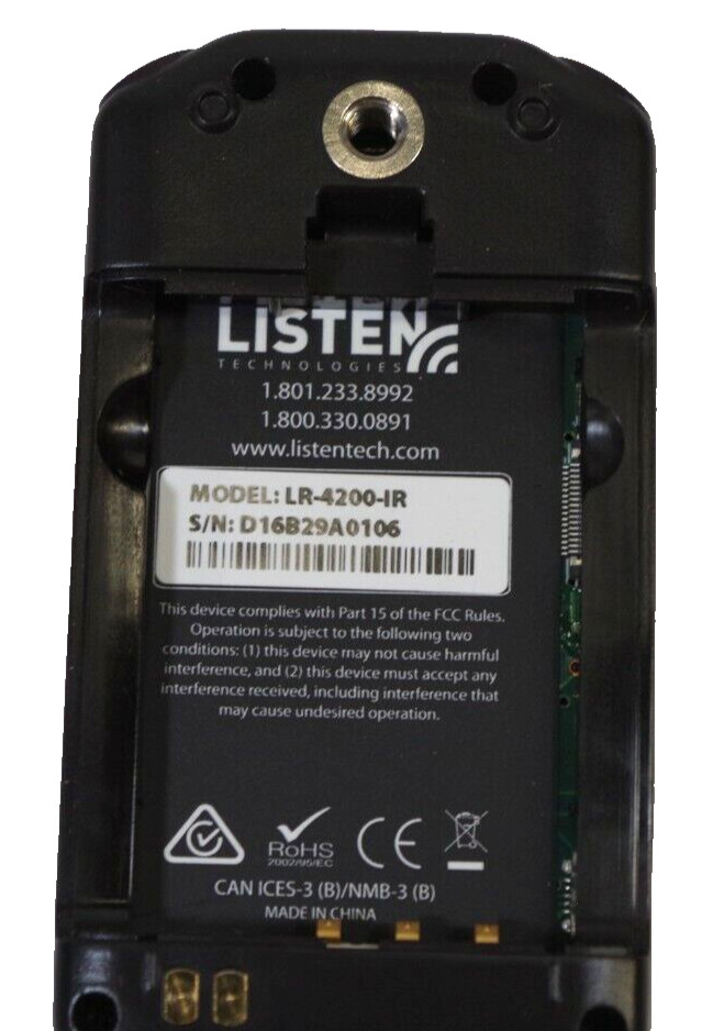 Listen Technologies LR-4200-IR Intelligent DSP IR Reciever