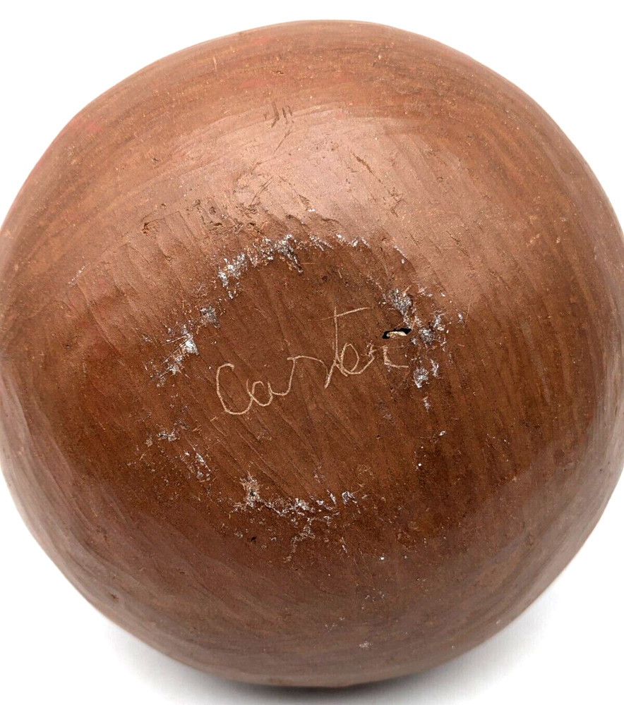 Hand Crafted Clay Art Pottery Pitcher Signed