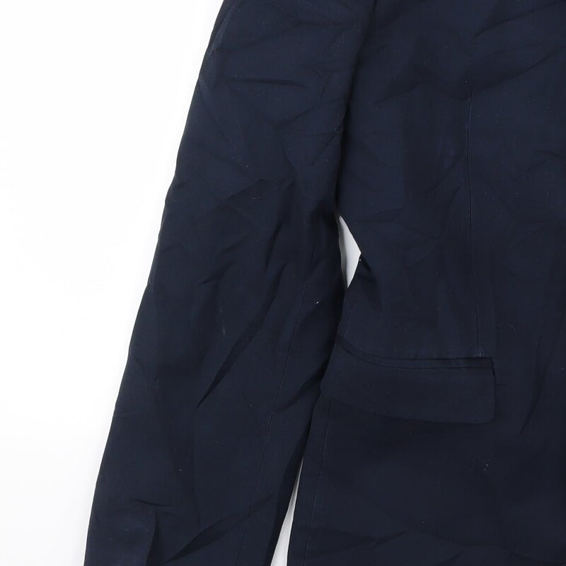 H&M Mens Blue Polyester Blend Blazer Size 36